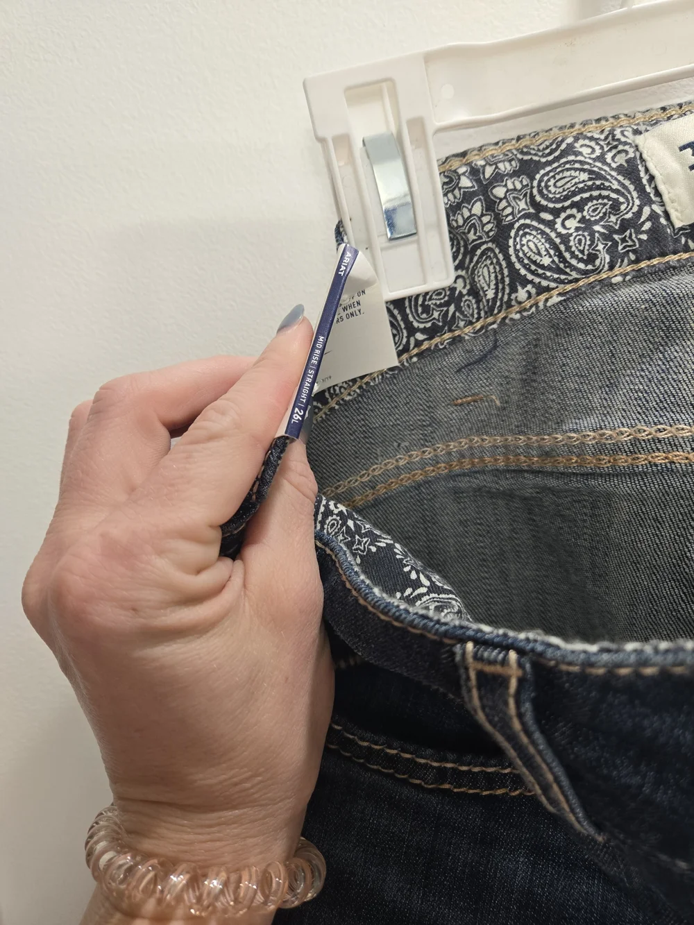 R.e.a.l. Mid Rise Octavia Straight Jean - Picture 7 of 7